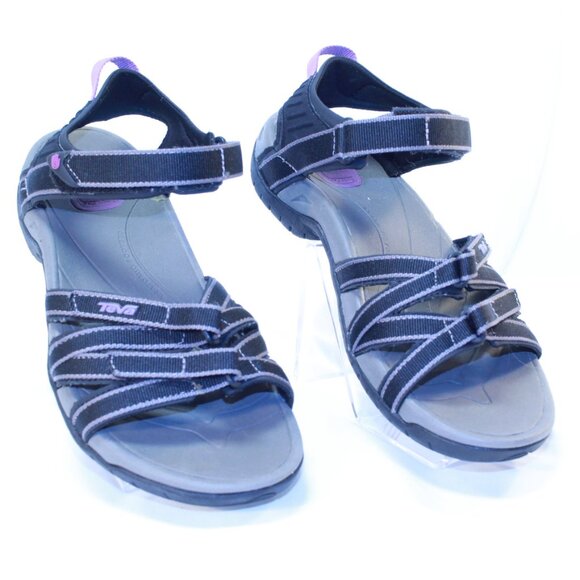 Teva Size 8.5 Blue TIRRA Adjustable Strap Outdoor Hiking Water Sports Sandals - Picture 1 of 12
